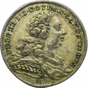 Nemecko, Sasko-gótsko-altenburské vojvodstvo, Fridrich III, 4 groše 1755 - Augsburský mier