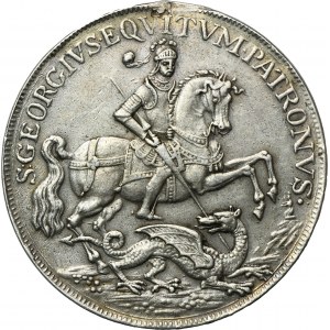 Hungary, Medallion with St. George slaying the dragon