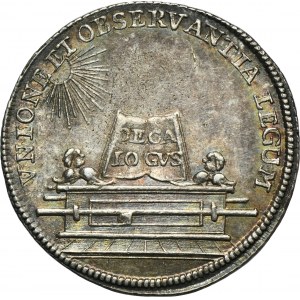 Germany, City of Frankfurt, Karl VII, Ducat struck in silver 1742