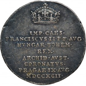 Austria, Franz II, Coronation token Prague 1792