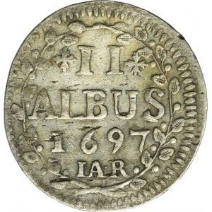 Germany, Landgraviate of Hessen-Darmstadt, Ernst Ludwig, 2 Albus 1697 IAR