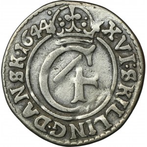 Norwegia, Chrystian IV, 16 Skilling 1644 - RZADKI