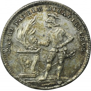 Německo, Brandenburg-Ansbach, Alexander, Stříbrný tisk Ducat Saalfeld 1769 CWB - RARE