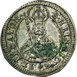 Germany, Bishopric of Bamberg, Lothar Franz von Schönborn, 4 Kreuzer (1 Batzen) Nürnberg 1700