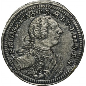Nemecko, Brandenburg-Bayreuth, Frederick, 1/24 Thaler (penny) Bayreuth 1752 CLR