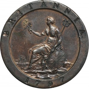Großbritannien, Georg III., 1 Pence Handsworth 1797
