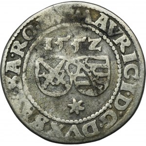 Deutschland, Kurfürstentum Sachsen, Maurice, 1/4 Thaler Freiburg 1552