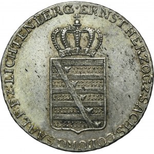 Nemecko, Sasko-Kobursko-Saalfeldské vojvodstvo, Ernest I, 20 Krajcars Saalfeld 1824 S