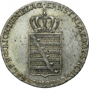 Německo, Vévodství Sasko-Koburg-Saalfeld, Ernest I, 20 Krajcars Saalfeld 1824 S