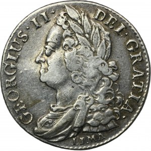 Großbritannien, Georg II., 1 Schilling 1745