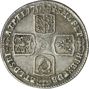 Velká Británie, Jiří II., 1 šilink 1745