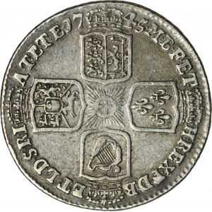 Wielka Brytania, Jerzy II, 1 Szyling 1745