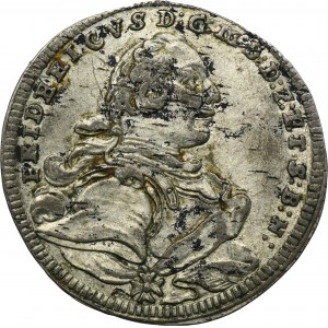 Německo, Brandenburg-Bayreuth, Frederick, 1/12 Bayreuth Thaler 1757 CLR