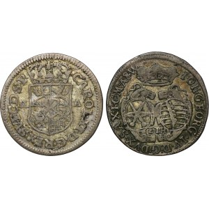 Set, Germany and Pomerania under Sweden, 1/12 Thaler 1694 (2 pcs.)