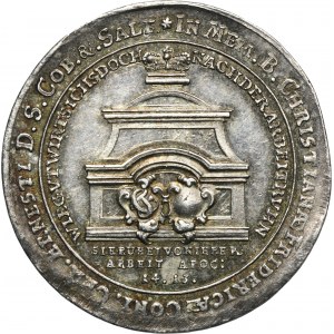 Germany, Duchy of Sachsen-Coburg-Saalfeld, Christian Ernst and Franz Josias, 2 Ducat in silver Saalfeld 1743