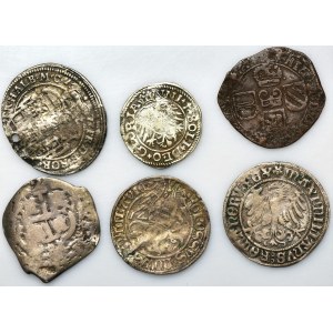 Set, European coins, Silver coins (6 pcs.)