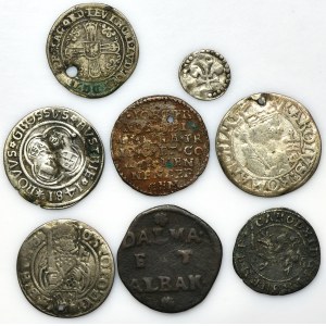 Sada, Benátská republika a Německo, směs mincí (8 ks)
