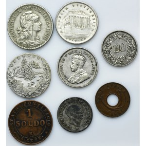 Set, Germany, Vatican, Portugal, Austria, Switzerland, South Africa, East Afcrica and Egypt, Mix of coins (8 pcs.)