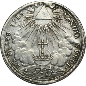 Německo, Bavorské kurfiřtství, Maxmilián II Emanuel, 5 dukátů ve stříbře Mnichov 1692 - RARE