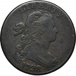 USA, 1 cent Philadelphia 1798 - Vzácne