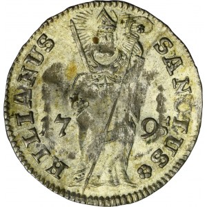 Germany, Bishopric of Würzburg, Georg Karl von Fechenbach, 1 Schilling 1795