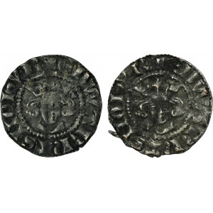 Sada, Anglie, Edward II, London denarius (2 kusy).