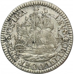 Nizozemsko, West Friesland, 1 Scheepjesschelling (6 Stuiver) Enkhuizen 1678