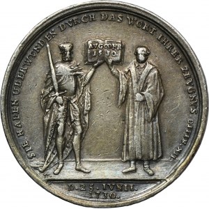 Nemecko, Norimberg, medaila pri príležitosti 2. svetskej oslavy Augsburského vyznania 1730