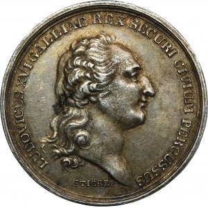 France, Louis XVI, Medal Berlin 1793