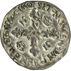 Francie, Jindřich II., Douzain Rennes 1550 9