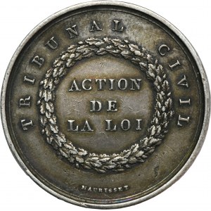 Frankreich, Zivilgerichtskarte 1800