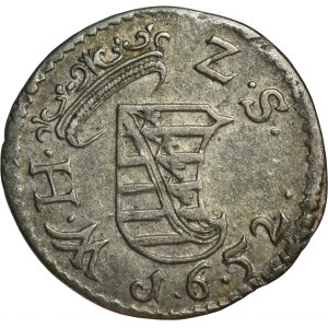 Germany, Duchy of Saxony-Weimar, Wilhelm, Pfennig 1652