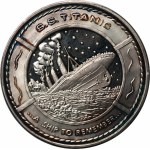 USA, 200 dolarů - S.S. Titanic, loď na památku 1912