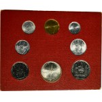 Set, Watican, Five vintage sets of coins (39 pcs.)