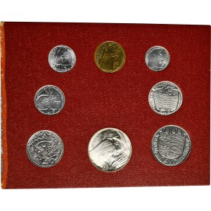 Set, Watican, Five vintage sets of coins (39 pcs.)