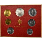 Set, Watican, Five vintage sets of coins (39 pcs.)