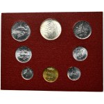 Set, Watican, Five vintage sets of coins (39 pcs.)