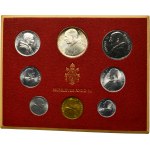 Set, Watican, Five vintage sets of coins (39 pcs.)