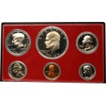 Zestaw, USA, Sześć zestawów roczników monet lustrzanych (31 szt.)