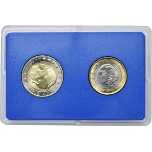 Sada, Monako, 1 Euro a 2 Euro 2002 (2 kusy).