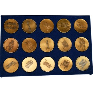 Set, Poland, Jasna Góra Way of the Cross Medals (15 pcs.).