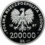 KOPIE, 200.000 Zloty 1987 Johannes Paul II.