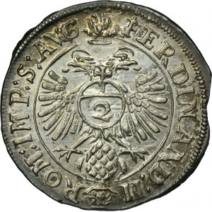 Německo, vévodství Fugger-Babenhausen-Wellenburg, Jiří IV, 1/2 Batzen Augsburg 1624 - ex. Dr. Max Blaschegg