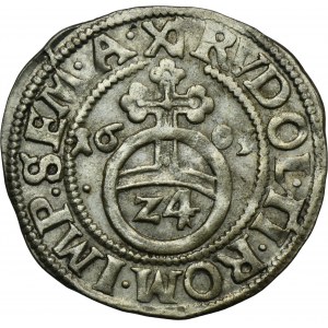 Německo, biskupství Hildesheim, Ernest III, Penny 1603 - ex. Dr. Max Blaschegg