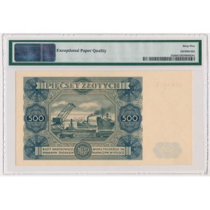 500 złotych 1947 - T2 - PMG 65 EPQ