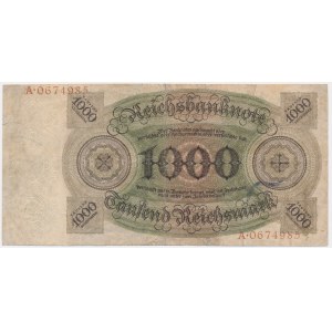 Německo, 1 000 marek 1924