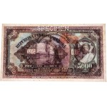 Czechy i Morawy, 5.000 koron 1920 (1943) - WZÓR - z nadrukiem -