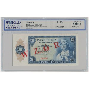 ABNCo, 20 zlatých 1939 - MODEL - 00000 - WBG 66 EPQ