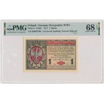 1 Markierung 1916 - Allgemein - B - PMG 68 EPQ - EXCELLENT