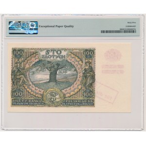 100 złotych 1934(9) z ORYGINALNYM przedrukiem - Ser.C.O. - PMG 65 EPQ